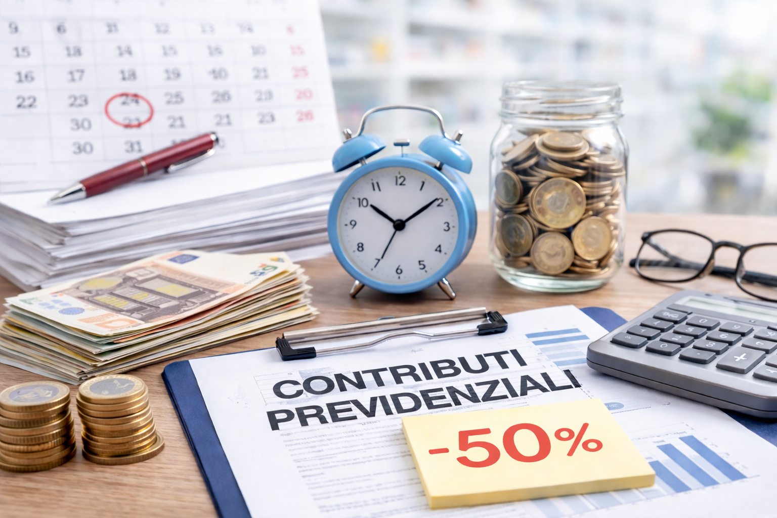 Riduzione contributiva ENPAF al 50%: quando spetta al farmacista che lavora fuori dalla farmacia?